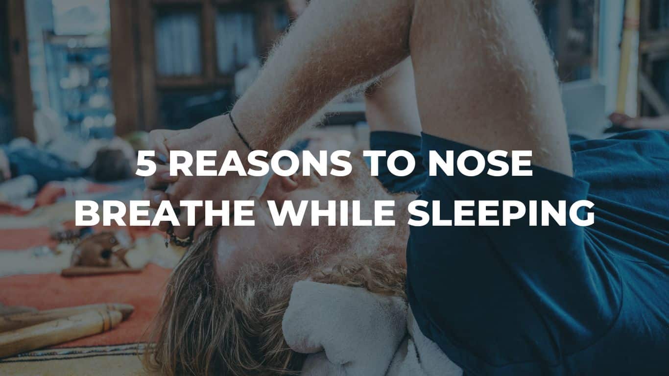Why Breathe Through Your Nose & Mouth Tape While Sleeping
